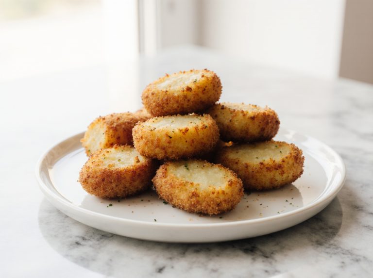 Heerlijke aardappelkroketjes bereid in de airfryer.