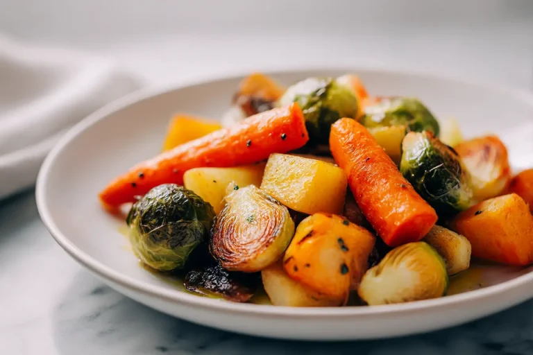 Heerlijke airfryer herfstgroenten die perfect krokant zijn.