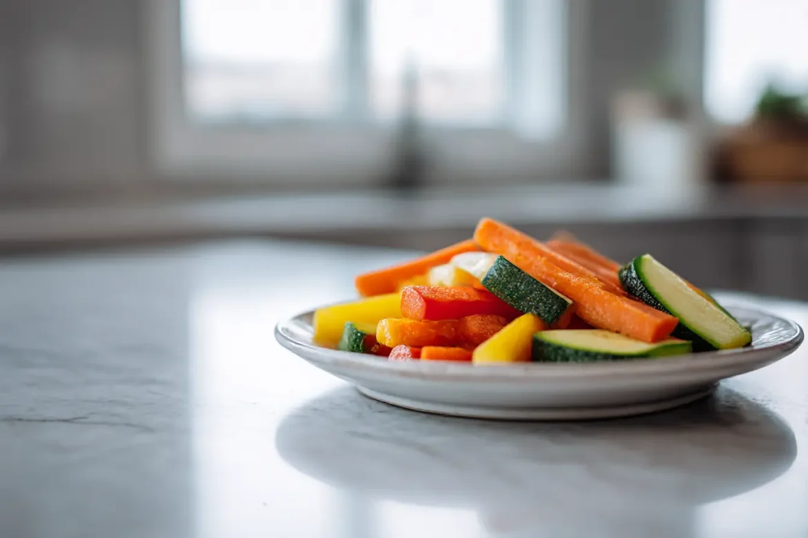 Veggie Sticks in de Airfryer Heerlijke airfryer veggie sticks vers uit de airfryer.