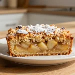Heerlijke appelkruimeltaart in de Airfryer met een perfect krokante topping.