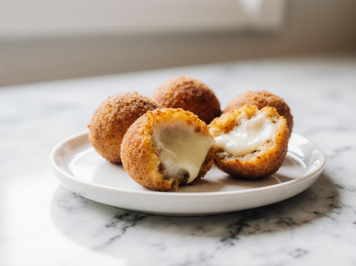 Arancini (Italiaanse risottoballetjes) uit de airfryer