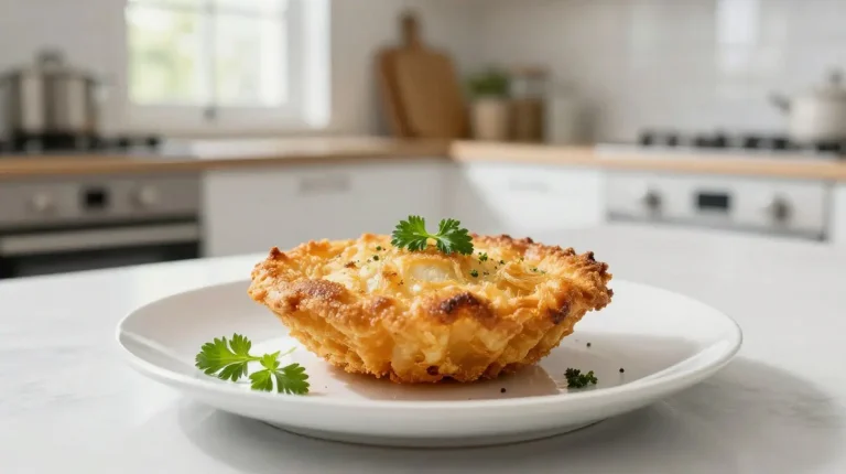 Bamischijf in de Airfryer Heerlijke bamischijf bereid in de Airfryer voor een krokante bite.