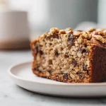 Een heerlijk en luchtig bananenbrood gemaakt in de airfryer.