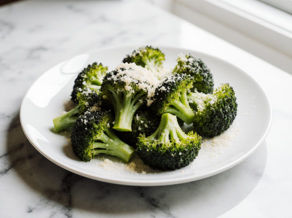 heerlijk gekookte broccoli in de airfryer