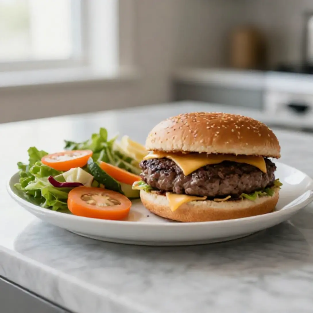 Broodjes hamburger bakken in de Airfryer