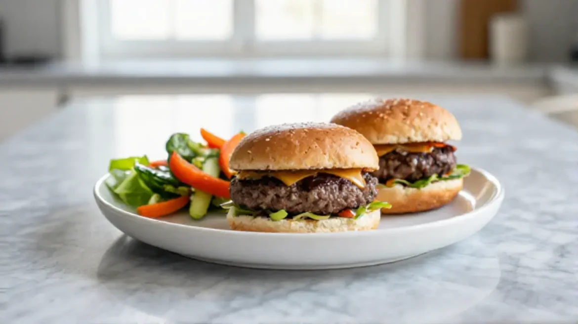 Broodjes hamburger bakken in de Airfryer