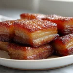 Heerlijk buikspek bereid in de airfryer.