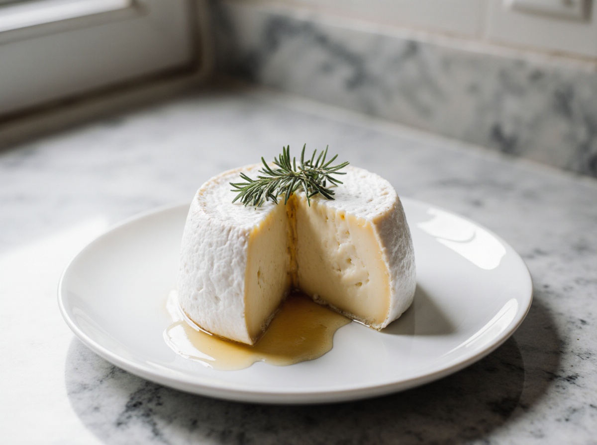 Heerlijk gesmolten camembert uit de airfryer.