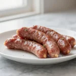 Een heerlijke chipolata worst bereid in de airfryer.
