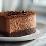 Chocolademousse taartje gemaakt in de Airfryer