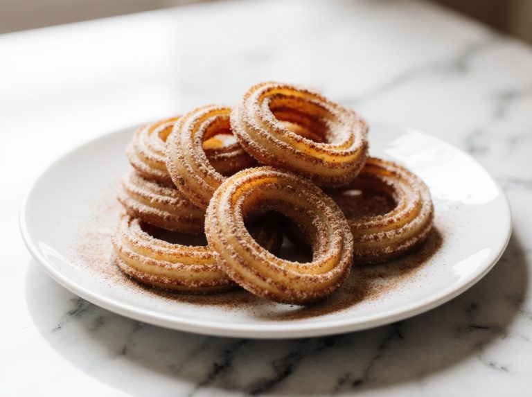 Heerlijke churros bereid in de airfryer.