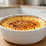 Perfecte Crème Brûlée gemaakt in de Airfryer met een knapperige karamellaag.