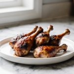 Heerlijke drumsticks bereid in de airfryer.