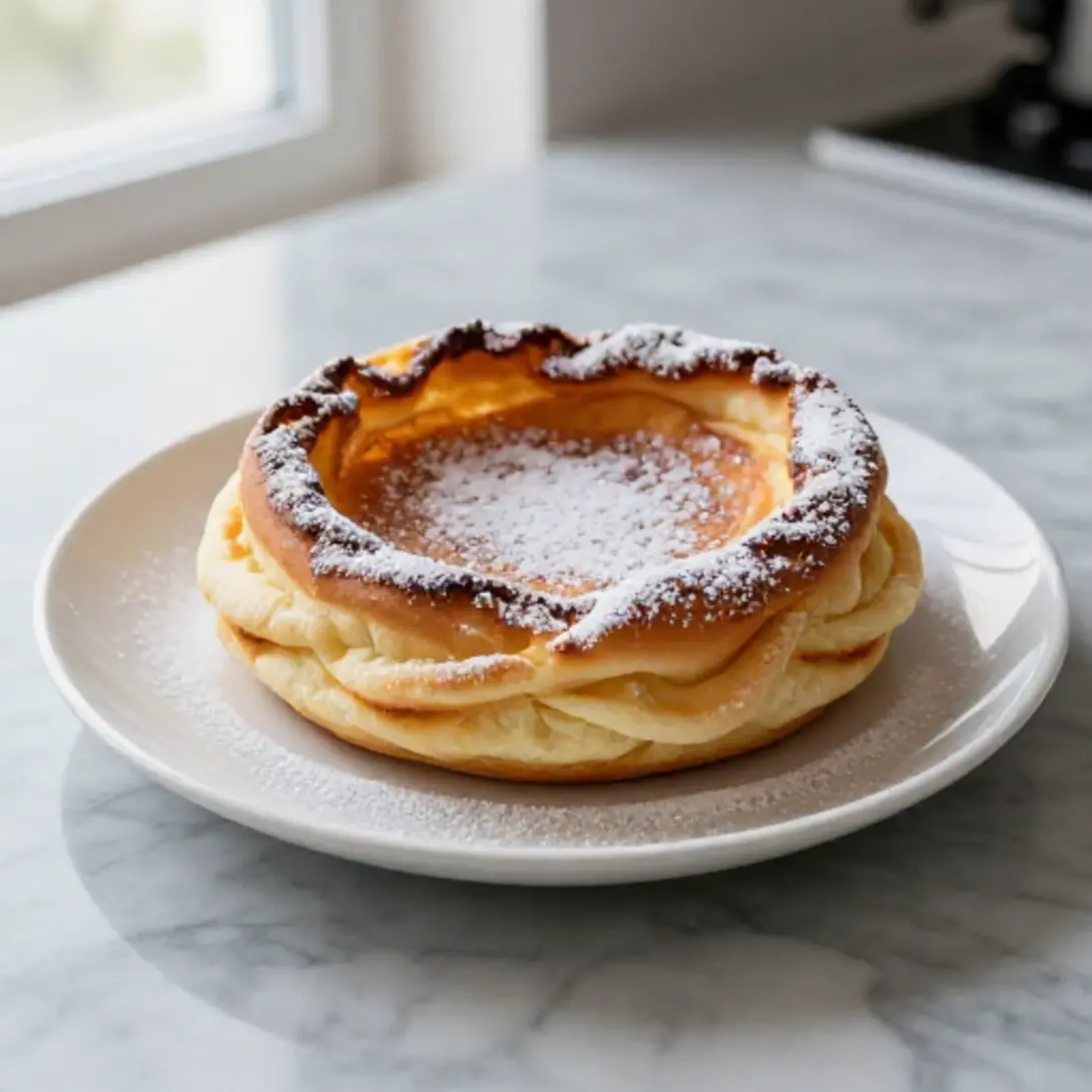Een heerlijke dutch baby pancake in de airfryer.
