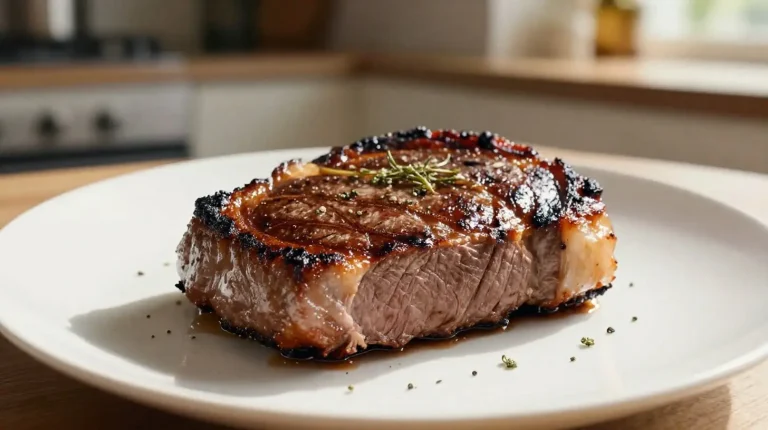 Entrecote in de Airfryer Perfect gebakken entrecote uit de Airfryer met heerlijke kruiden.