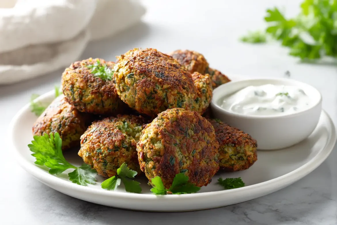Heerlijke falafel gemaakt in de airfryer.