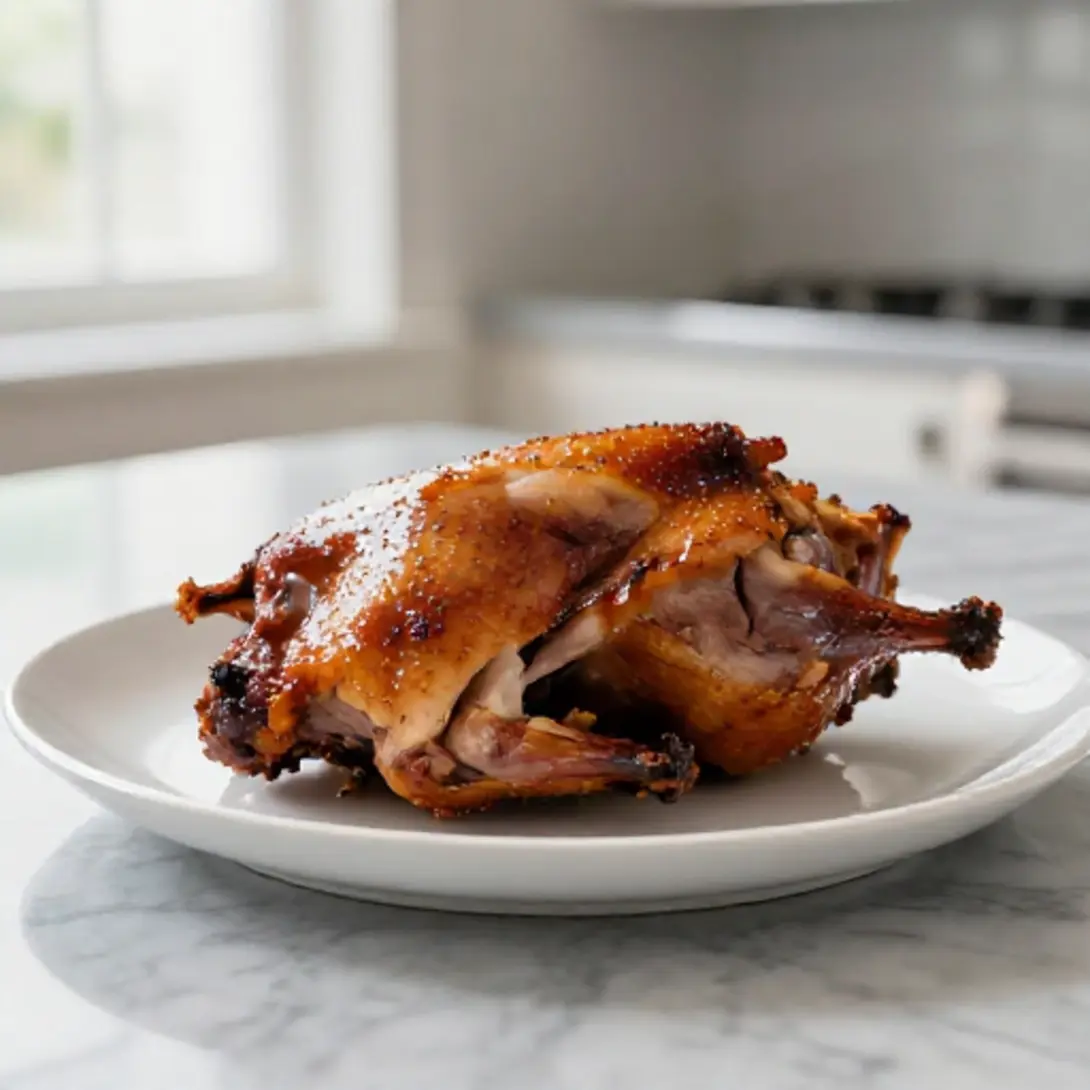 Heerlijke fazant bereid in de airfryer.