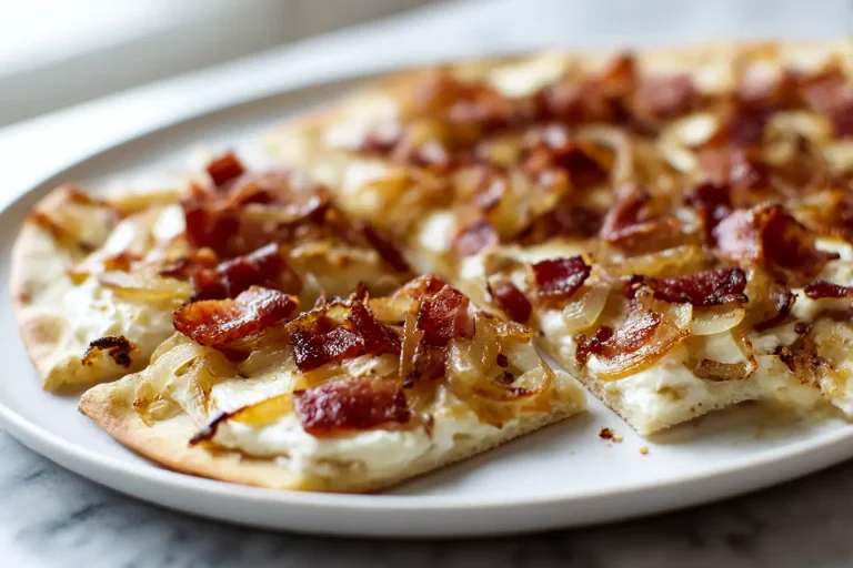 Flammkuchen gemaakt in de airfryer