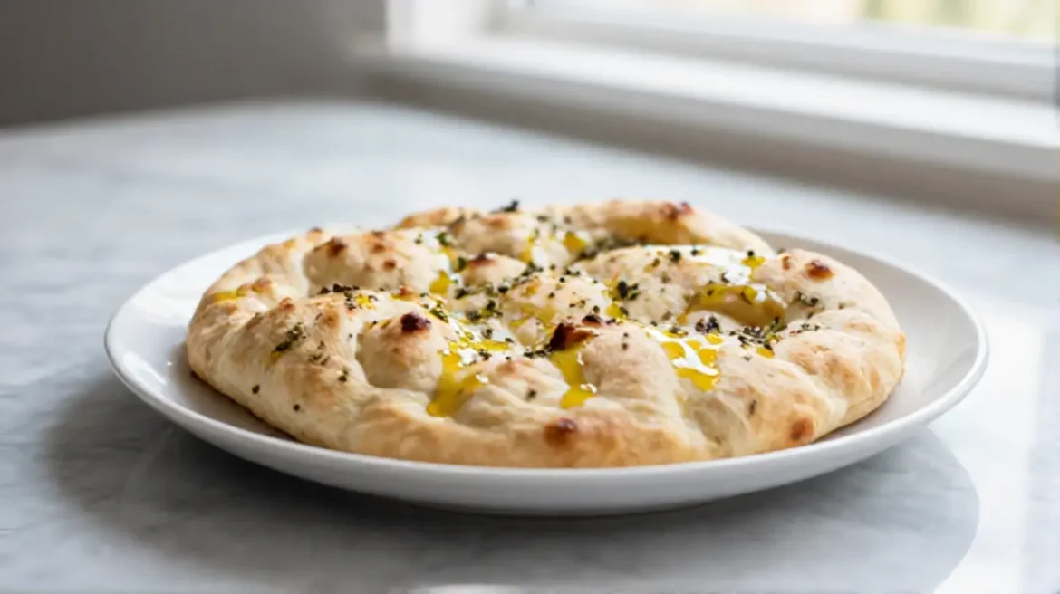 Heerlijke focaccia in de airfryer, perfect krokant en luchtig.