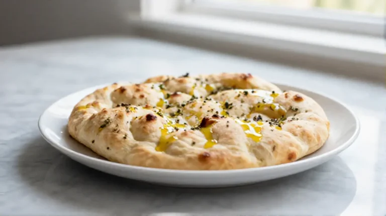 Heerlijke focaccia in de airfryer, perfect krokant en luchtig.