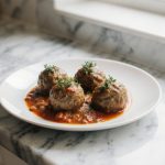 Heerlijke gehaktballen bereid in de airfryer.