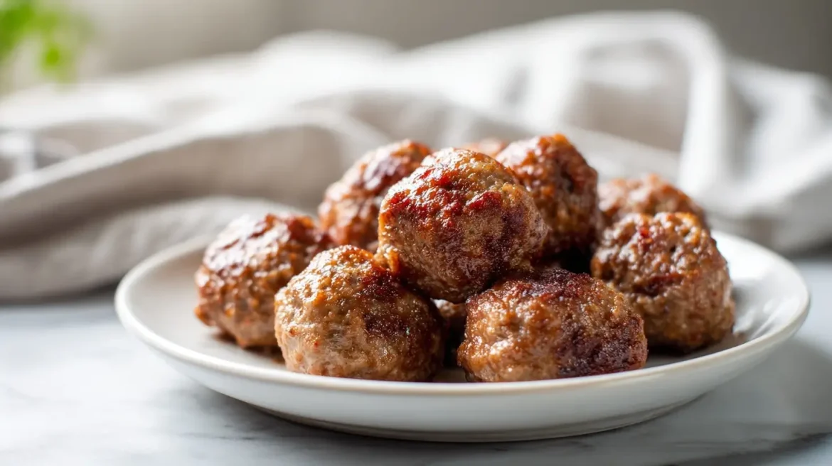 Gehaktsoep balletjes in de Airfryer
