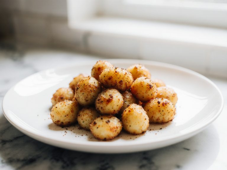 Gnocchi bereid in de airfryer
