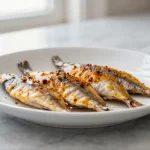 Haring bereid in de airfryer.