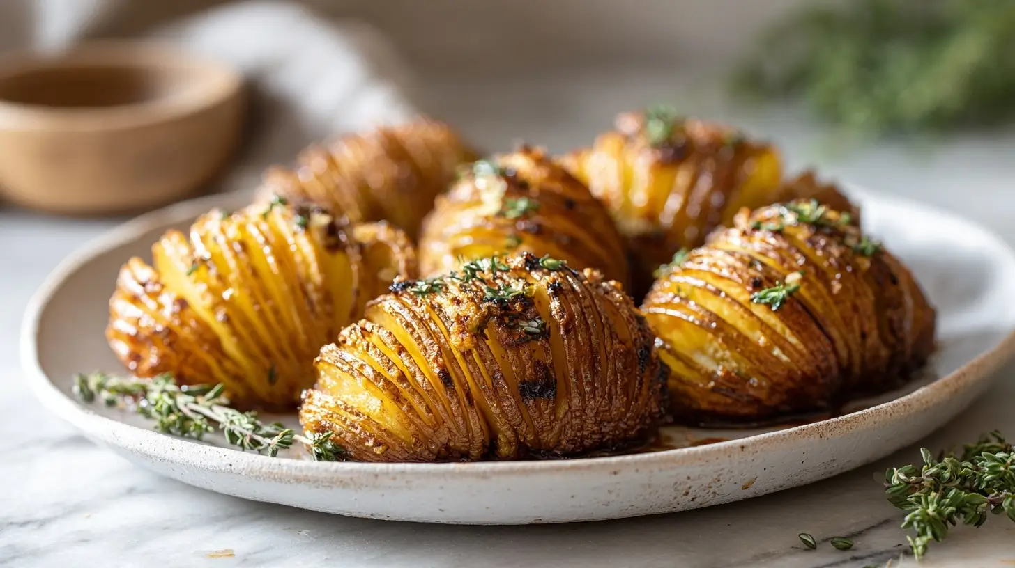 Hasselback aardappelen airfryer