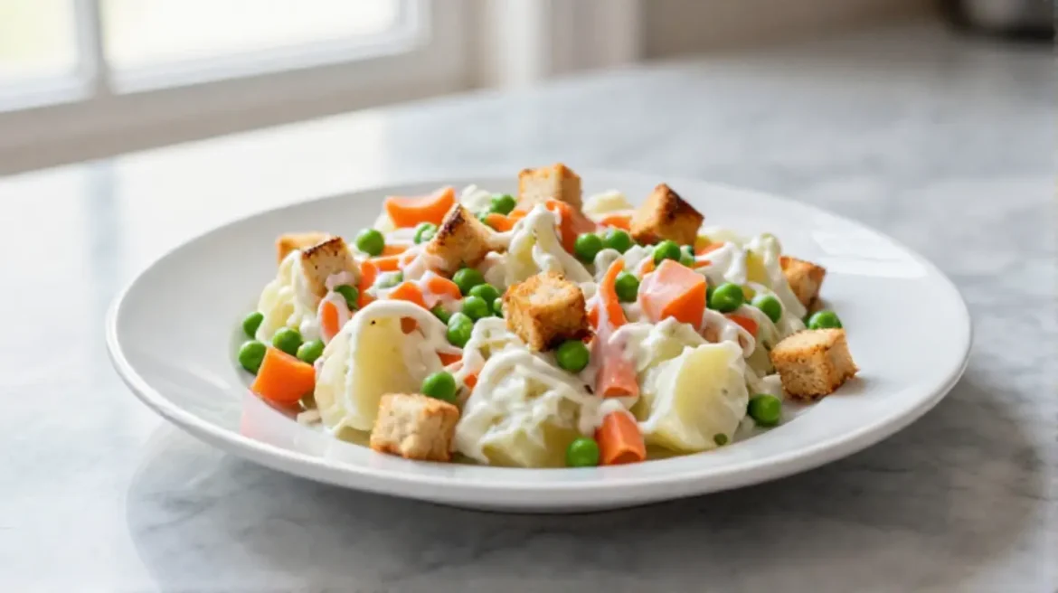 Huzarensalade in de Airfryer Een heerlijke huzarensalade in de airfryer, perfect voor elk feestmaal.