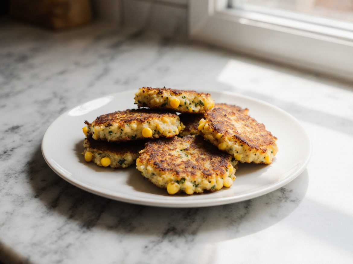 Indische maiskoekjes uit de airfryer