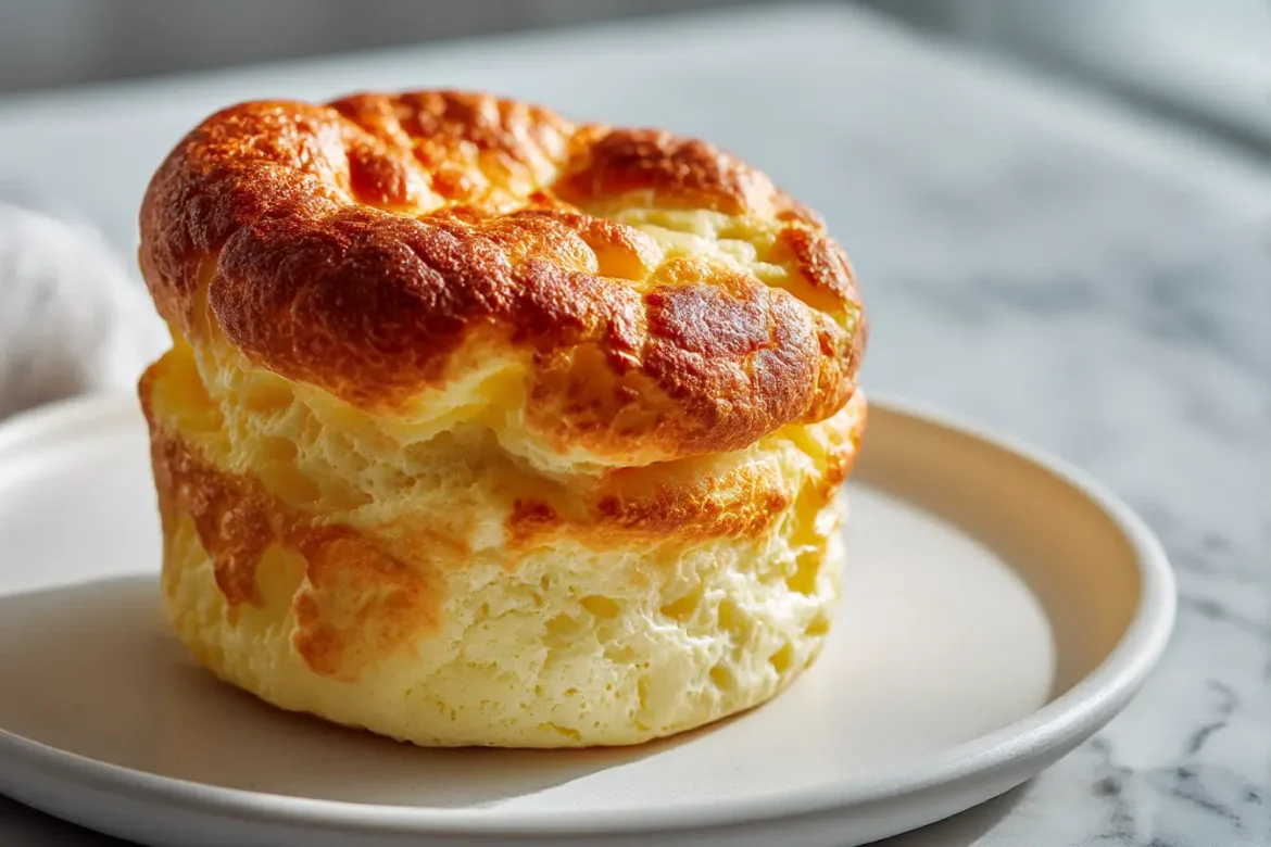 Kaas soufflé in de airfryer