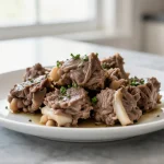 Heerlijke kalfswang bereid in de airfryer.