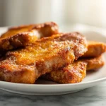 Een smakelijke karbonade bereid in de airfryer.