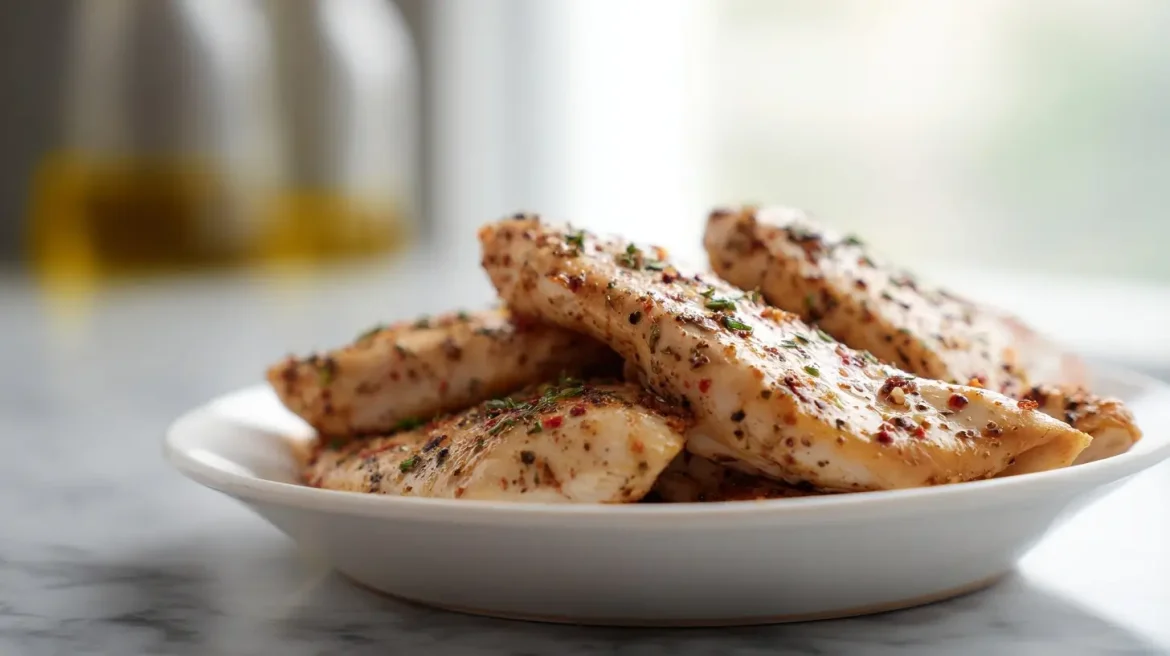 Kiphaasjes bereid in de airfryer.