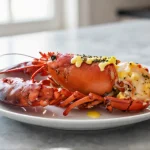 Heerlijke kreeft bereid in de airfryer.