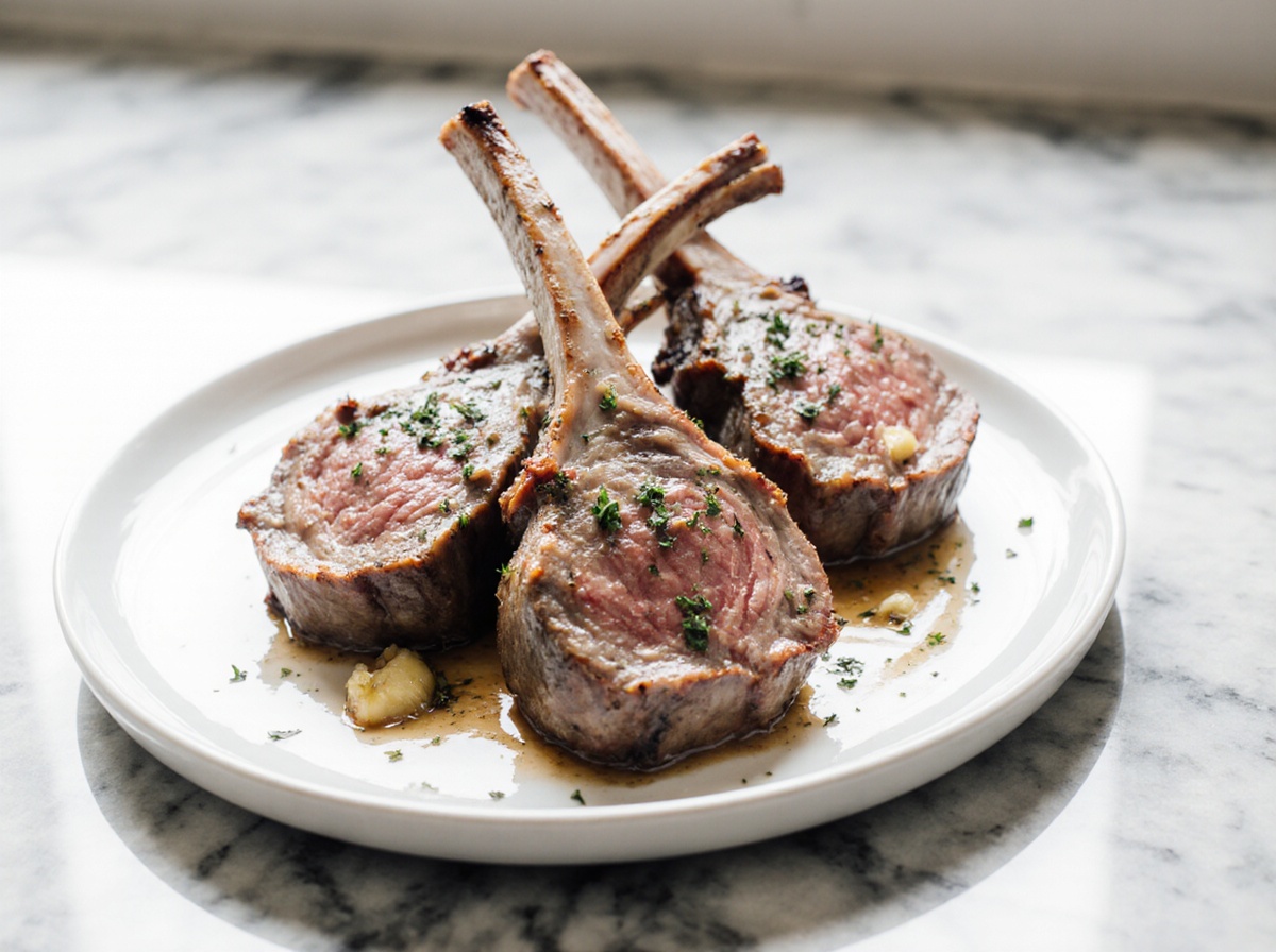 lamskotelet airfryer bereid op een heerlijke manier