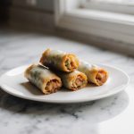 Loempia's bereid in de airfryer.