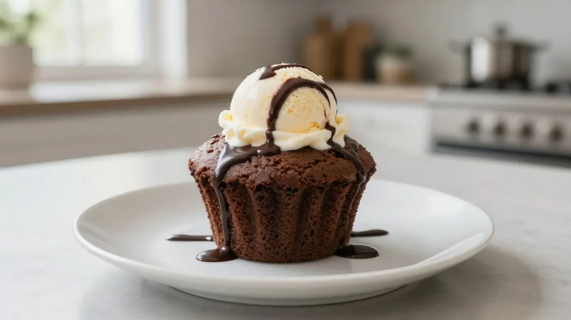 Heerlijke mug cake in de Airfryer, perfect voor een snelle traktatie.