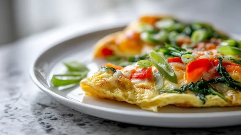 Heerlijke omelet bereid in de airfryer.