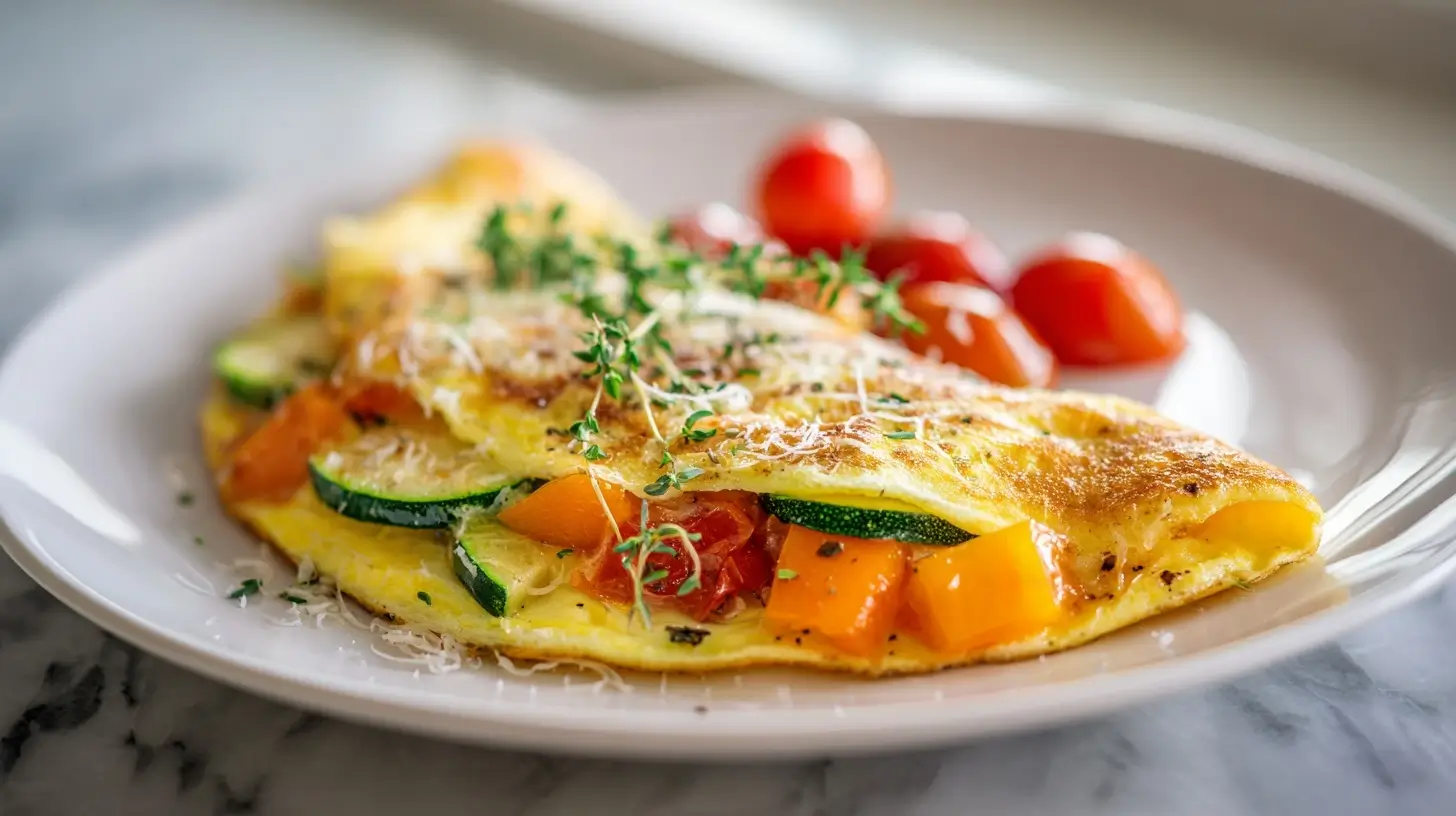 Koken met een omelet in de Airfryer is eenvoudig en snel.