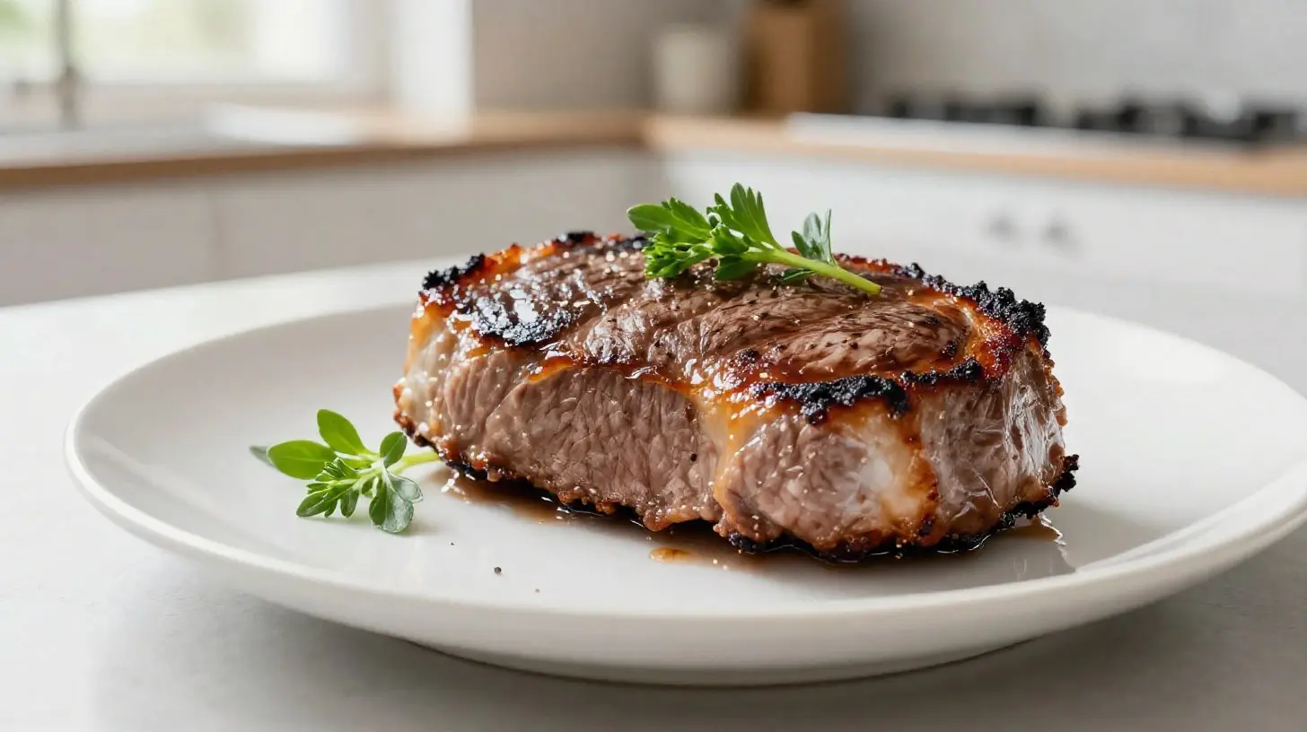 Heerlijke ossenhaas bereid in de Airfryer voor perfect mals vlees.