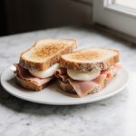 Panini met parmaham en mozzarella uit de airfryer