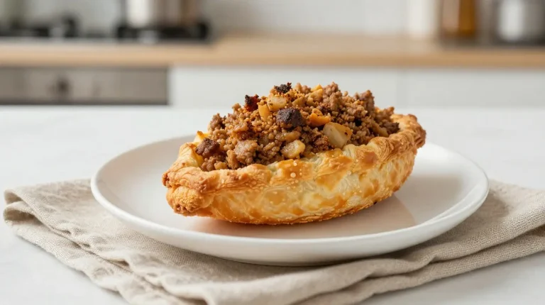 Heerlijk pasteitje in de Airfryer met een krokante korst en rijke vulling.