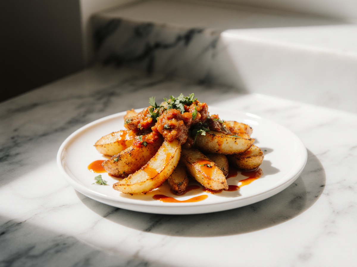 Heerlijke patatas bravas uit de airfryer