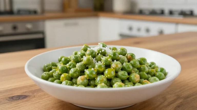 Knapperige peultjes bereid in de Airfryer voor een gezonde snack.
