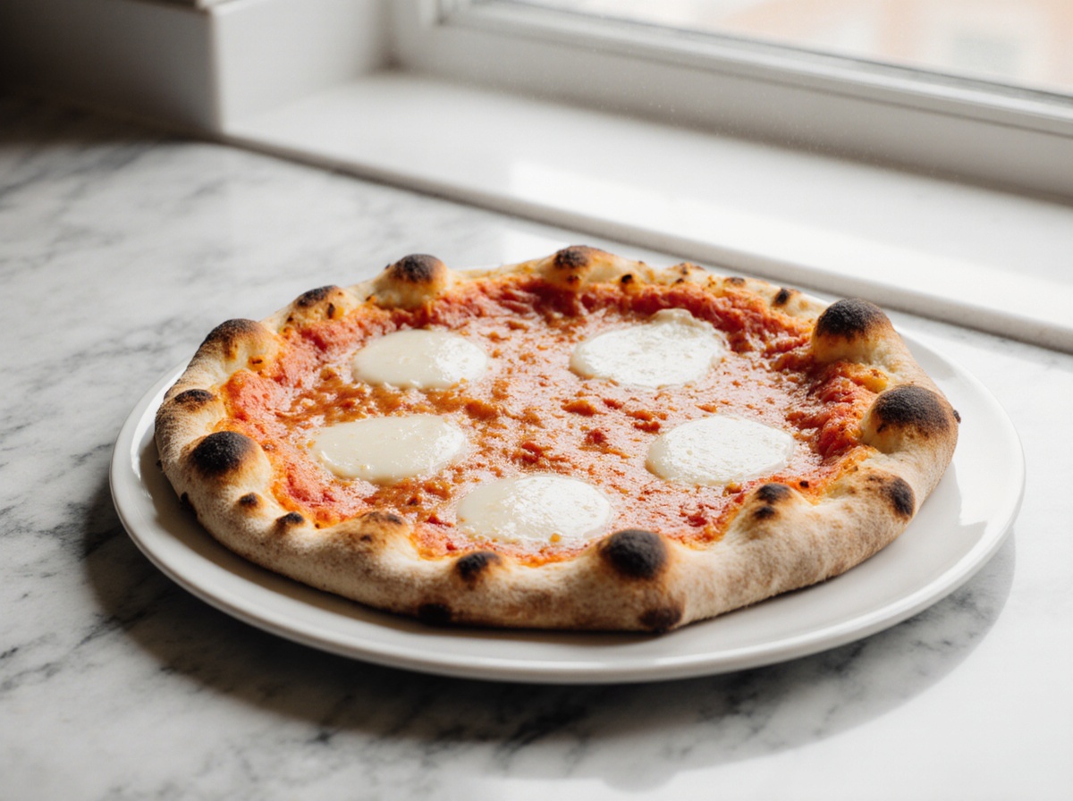 Heerlijke pizza airfryer vers uit de luchtfrituur