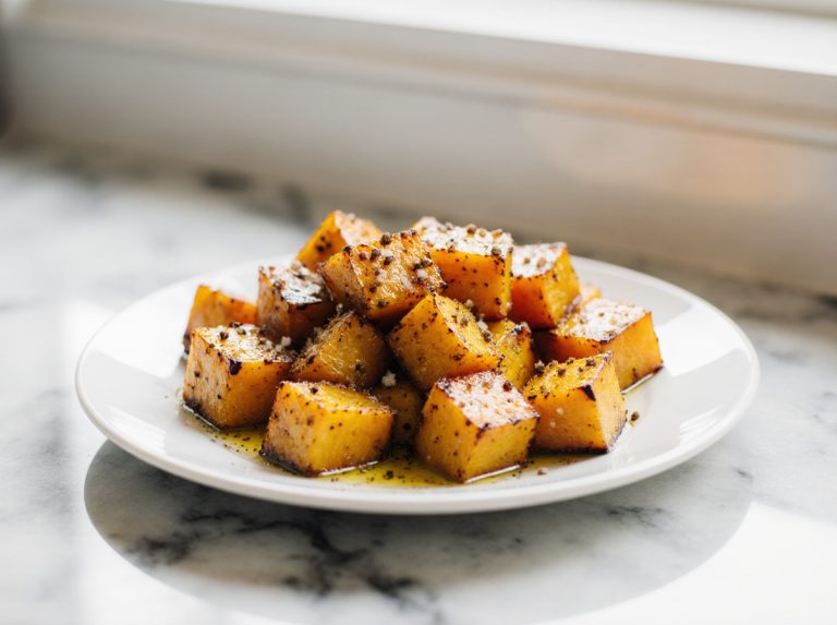 Pompoen roosteren in de airfryer