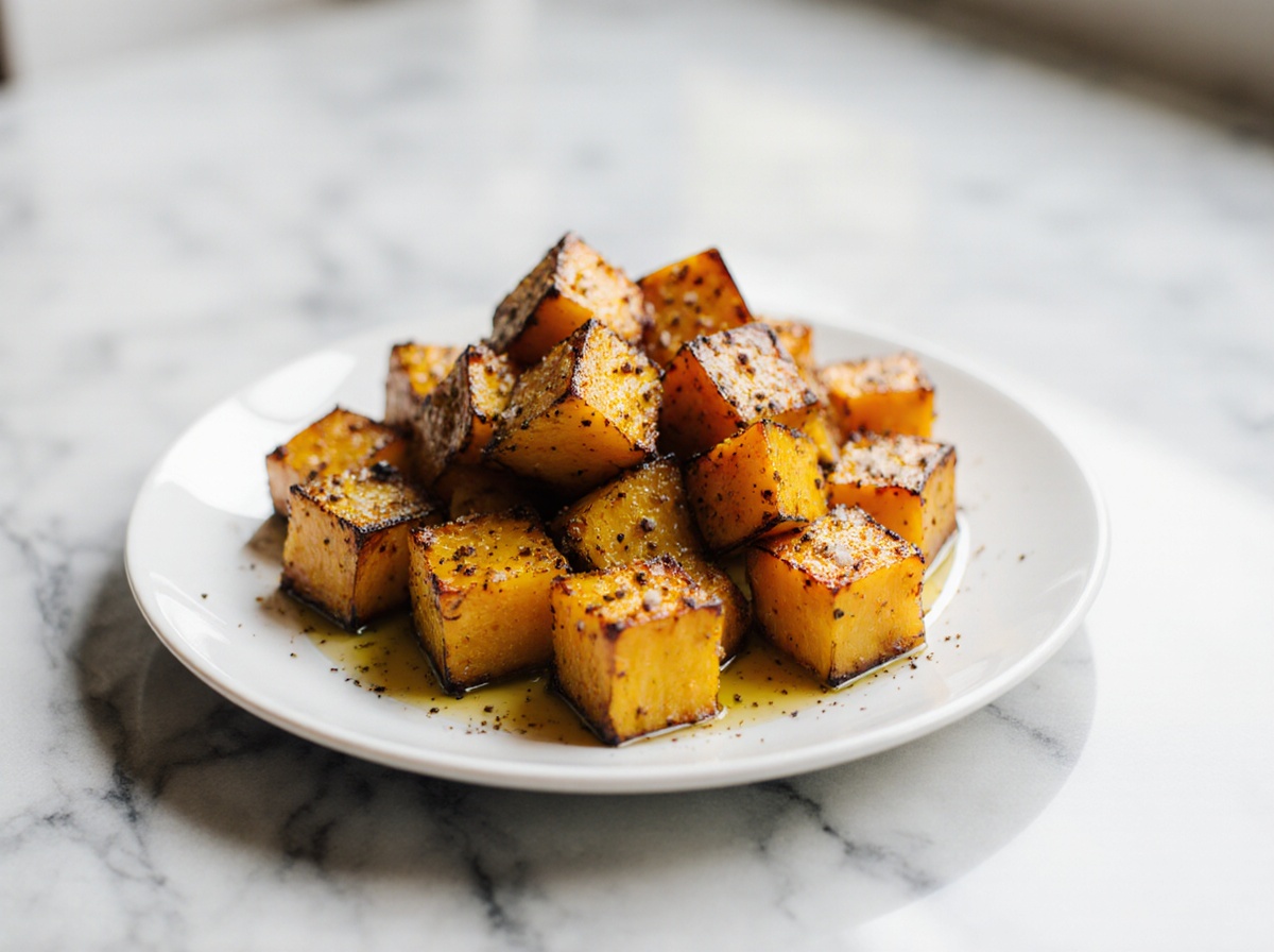 Pompoen roosteren airfryer
