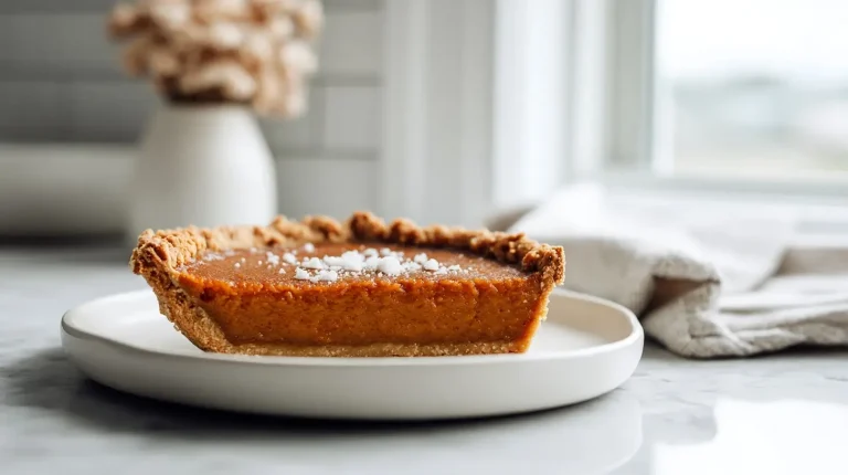 Pompoentaart bereid in de airfryer met een gouden korst en heerlijke vulling.